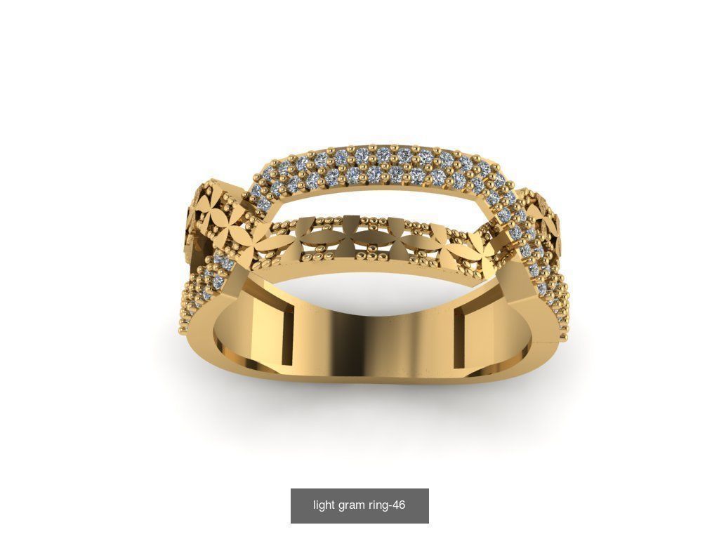 Light gram rings 3D Model Collection_59