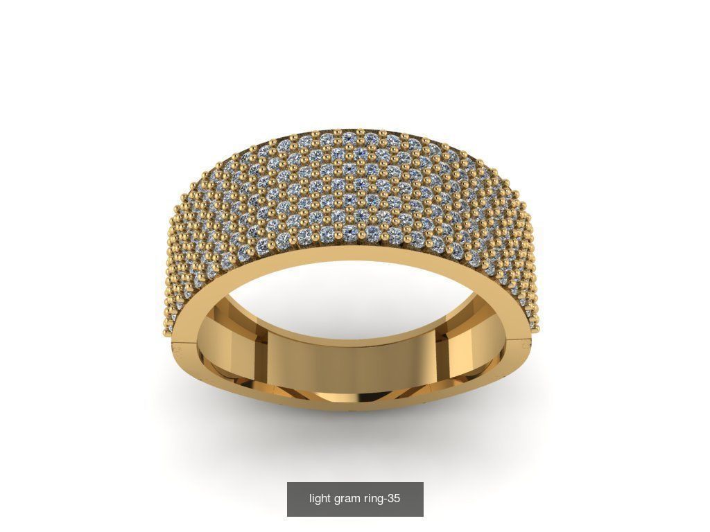 Light gram rings 3D Model Collection_49