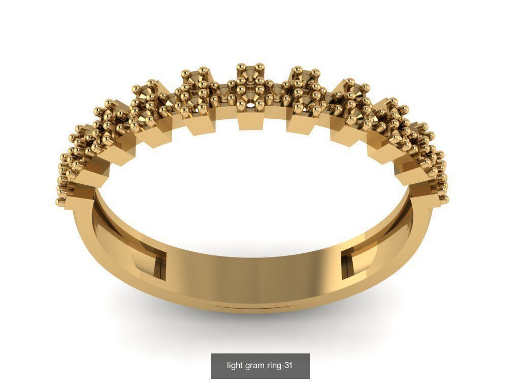 Light gram rings 3D Model Collection_44