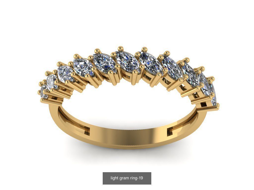Light gram rings 3D Model Collection_32