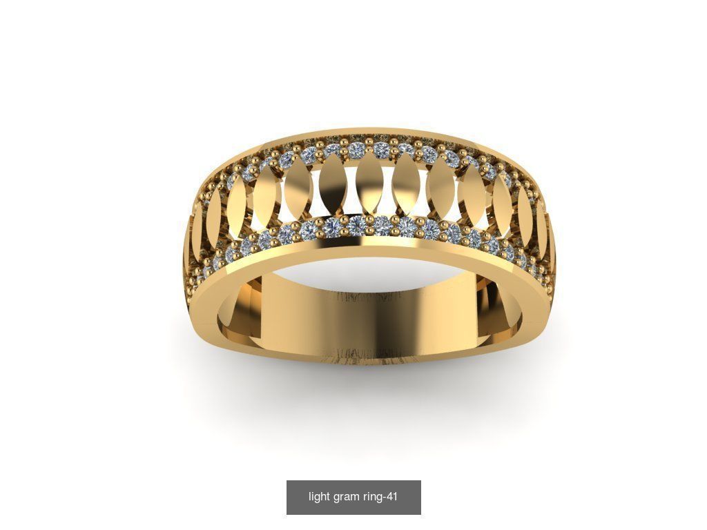 Light gram rings 3D Model Collection_54