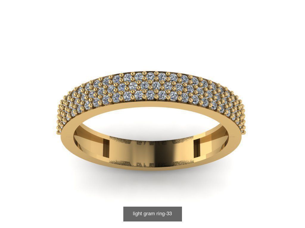 Light gram rings 3D Model Collection_46