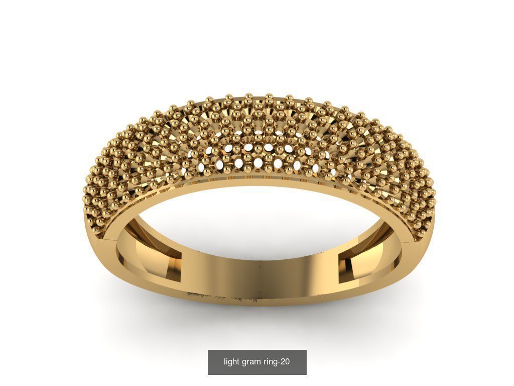 Light gram rings 3D Model Collection_33