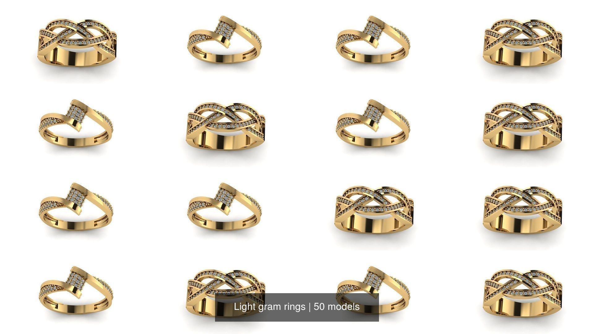Light gram rings 3D Model Collection_13