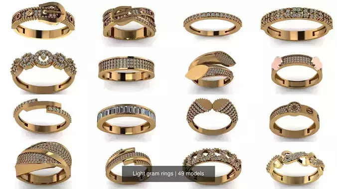 Light gram rings