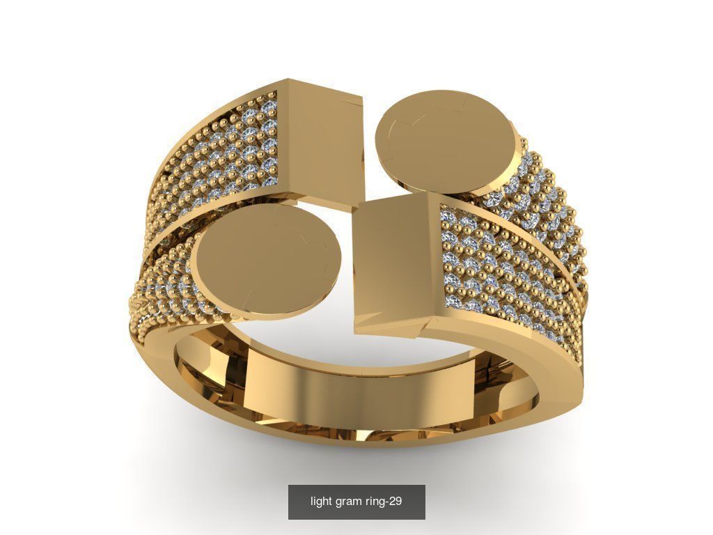 Light gram rings 3D Model Collection_42