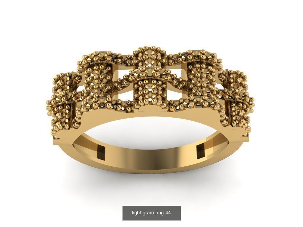 Light gram rings 3D Model Collection_57