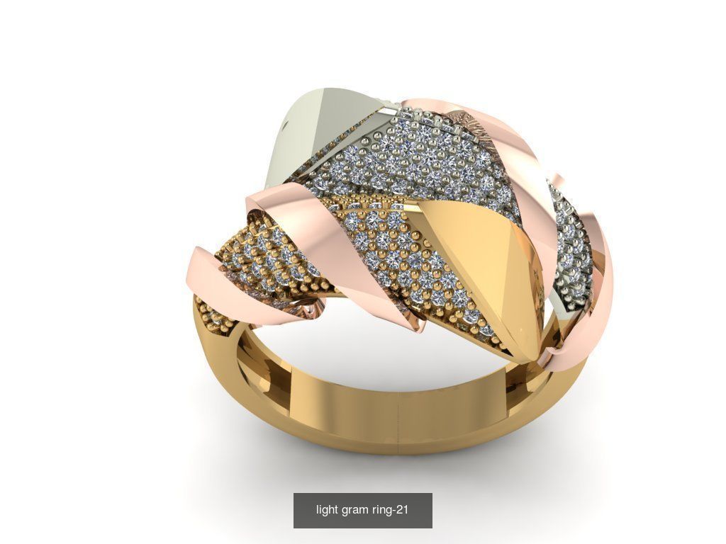 Light gram rings 3D Model Collection_34