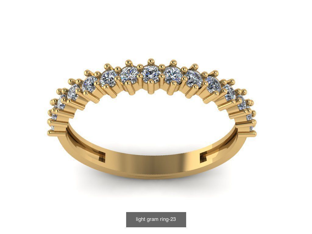 Light gram rings 3D Model Collection_36