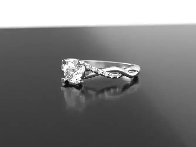 Engagement twisted ring redy for print