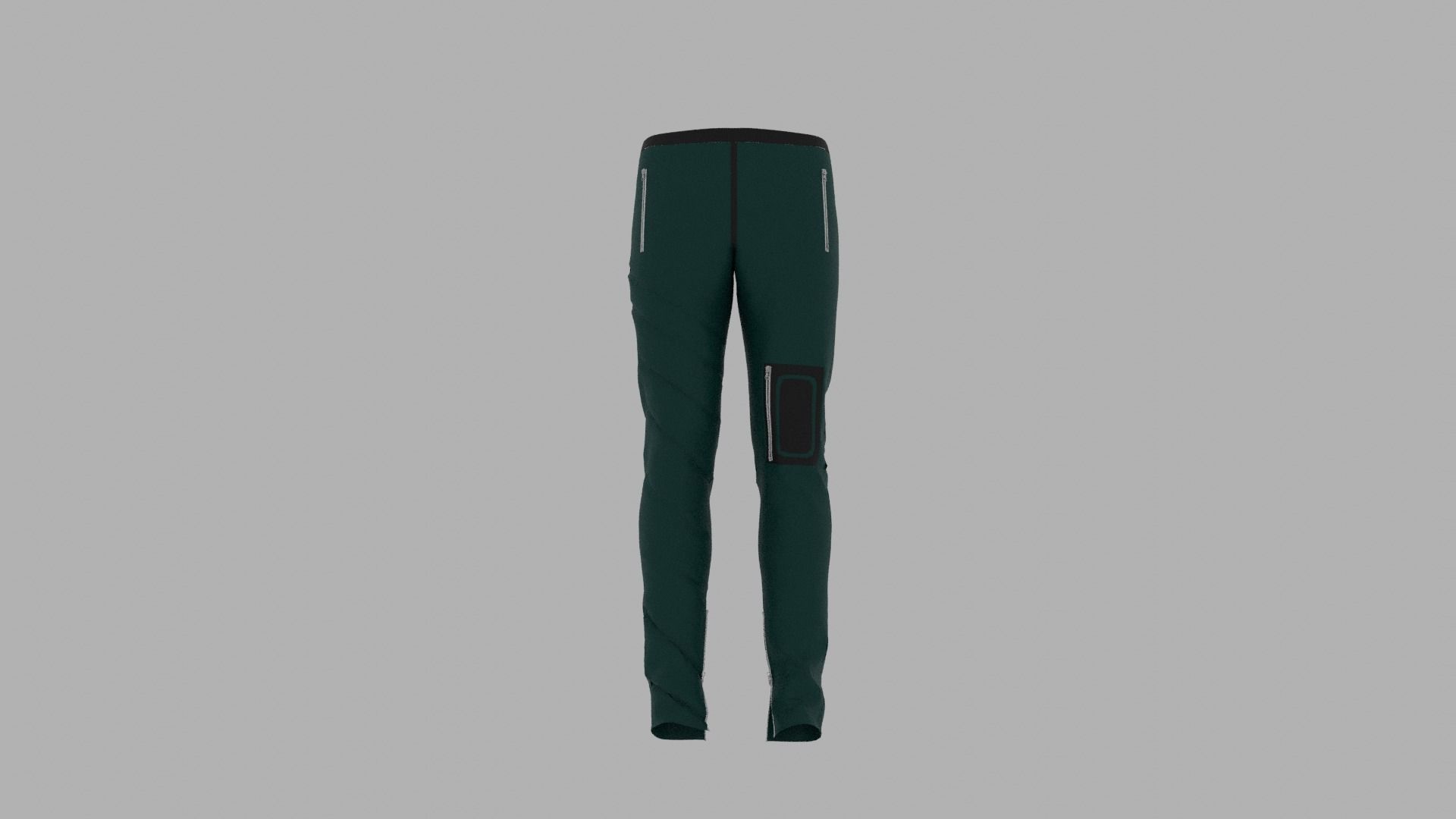 Pants mannequin wearing leggings Low-poly 3D model_7