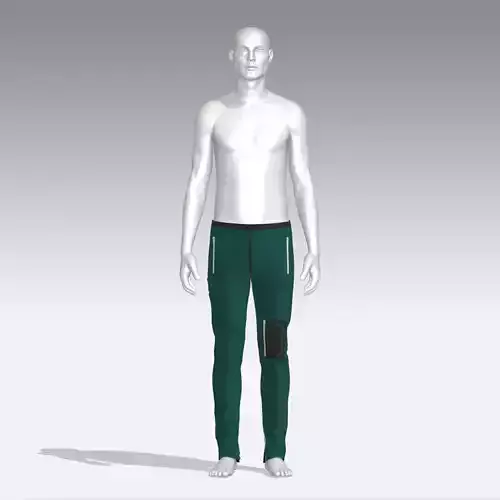 Pants mannequin wearing leggings