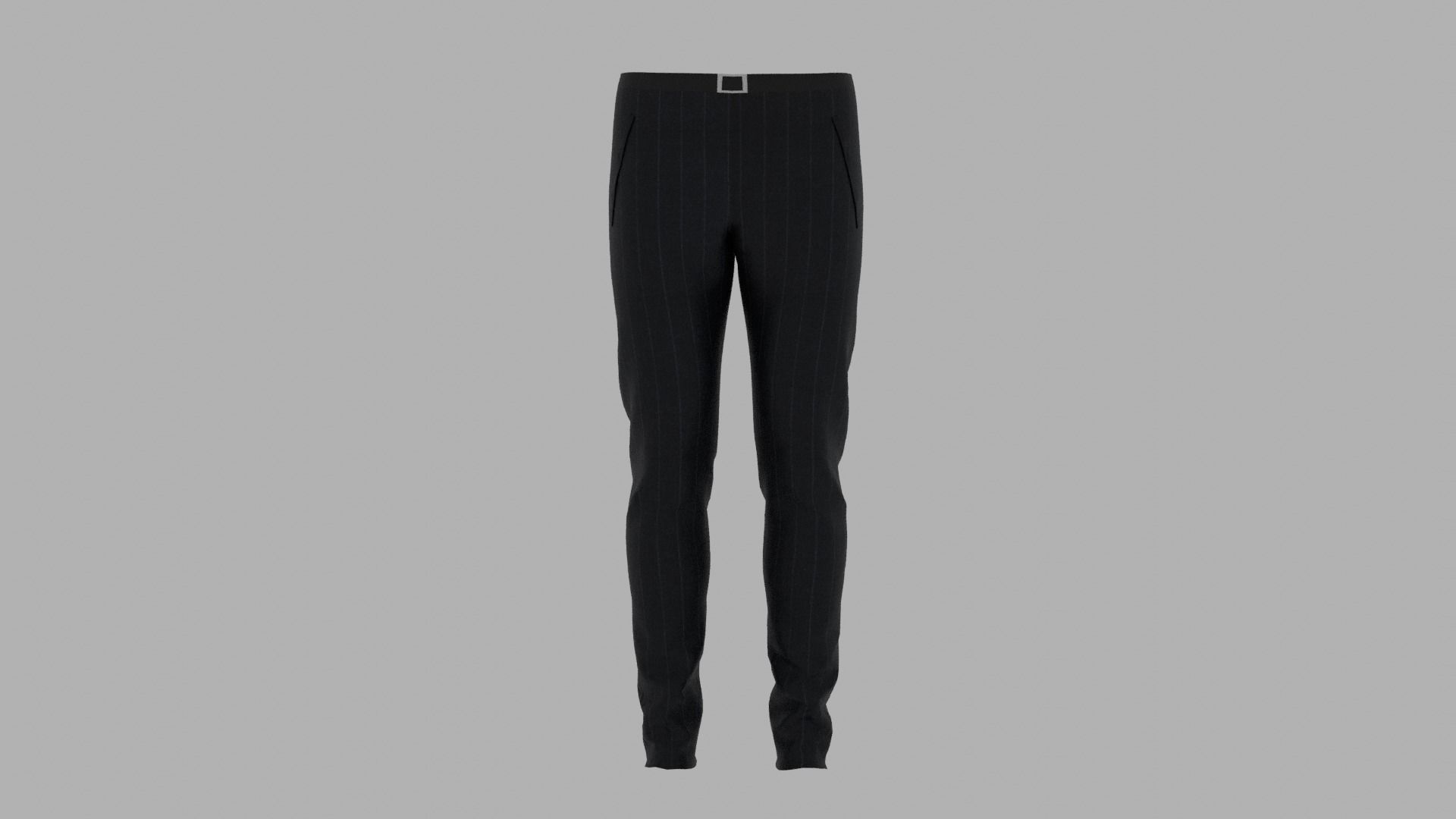 Pants male mannequin wearing Low-poly 3D model_1