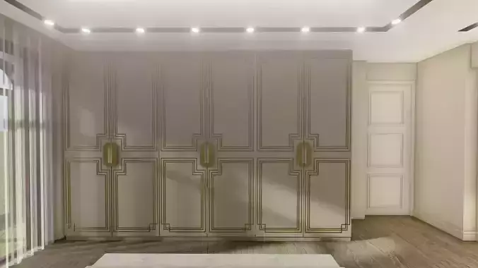 Classical Luxurious Wardrobe - Cabinets