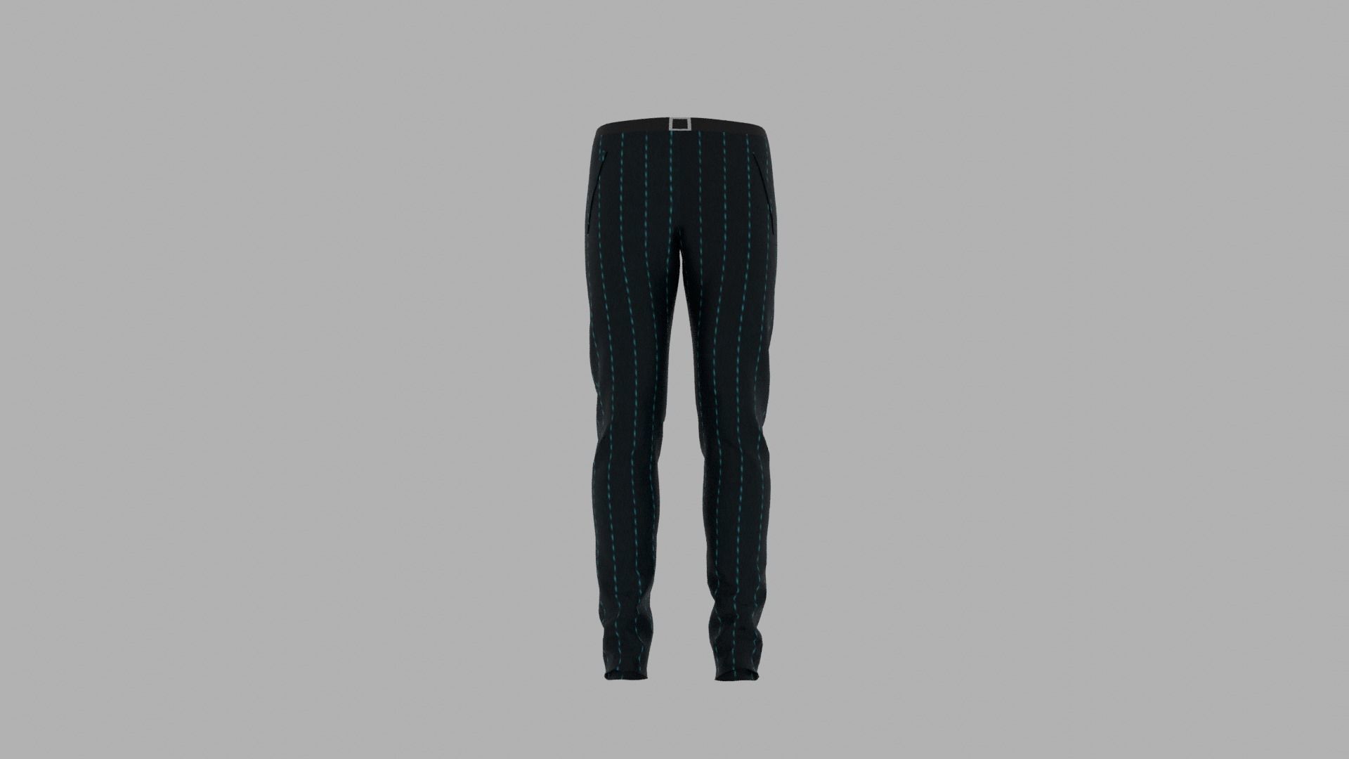 Pants mannequin wearing Low-poly 3D model_7