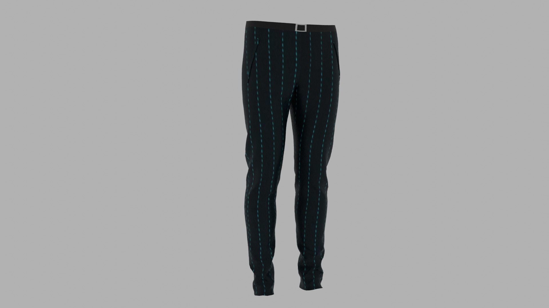 Pants mannequin wearing Low-poly 3D model_4