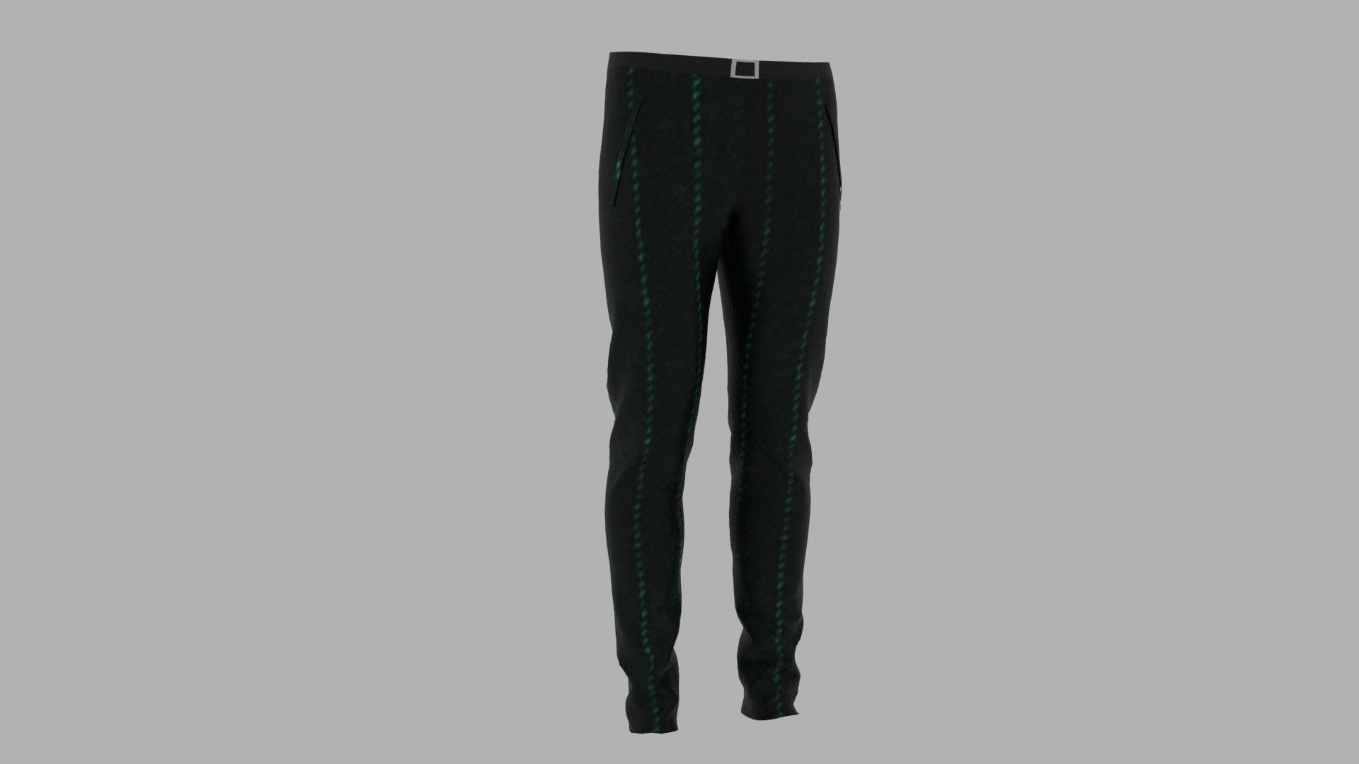 Pants mannequin wearing Low-poly 3D model_4