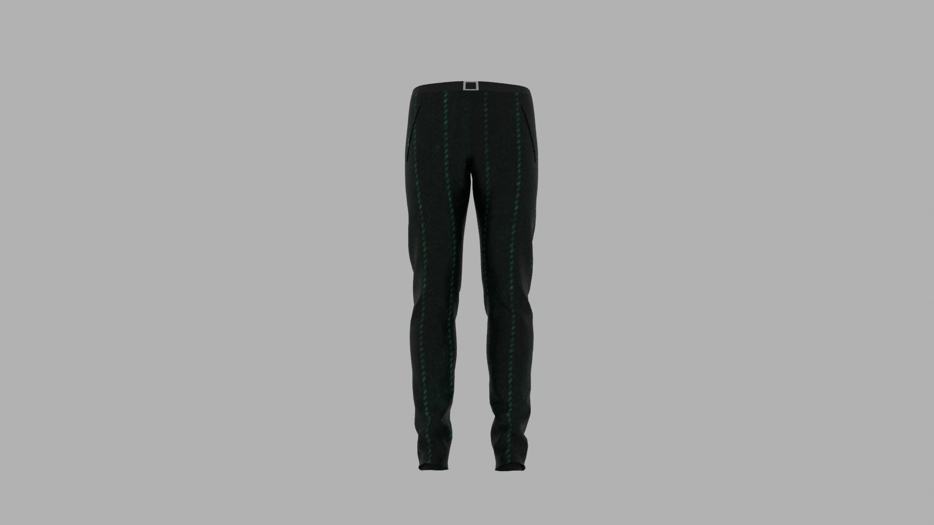 Pants mannequin wearing Low-poly 3D model_7