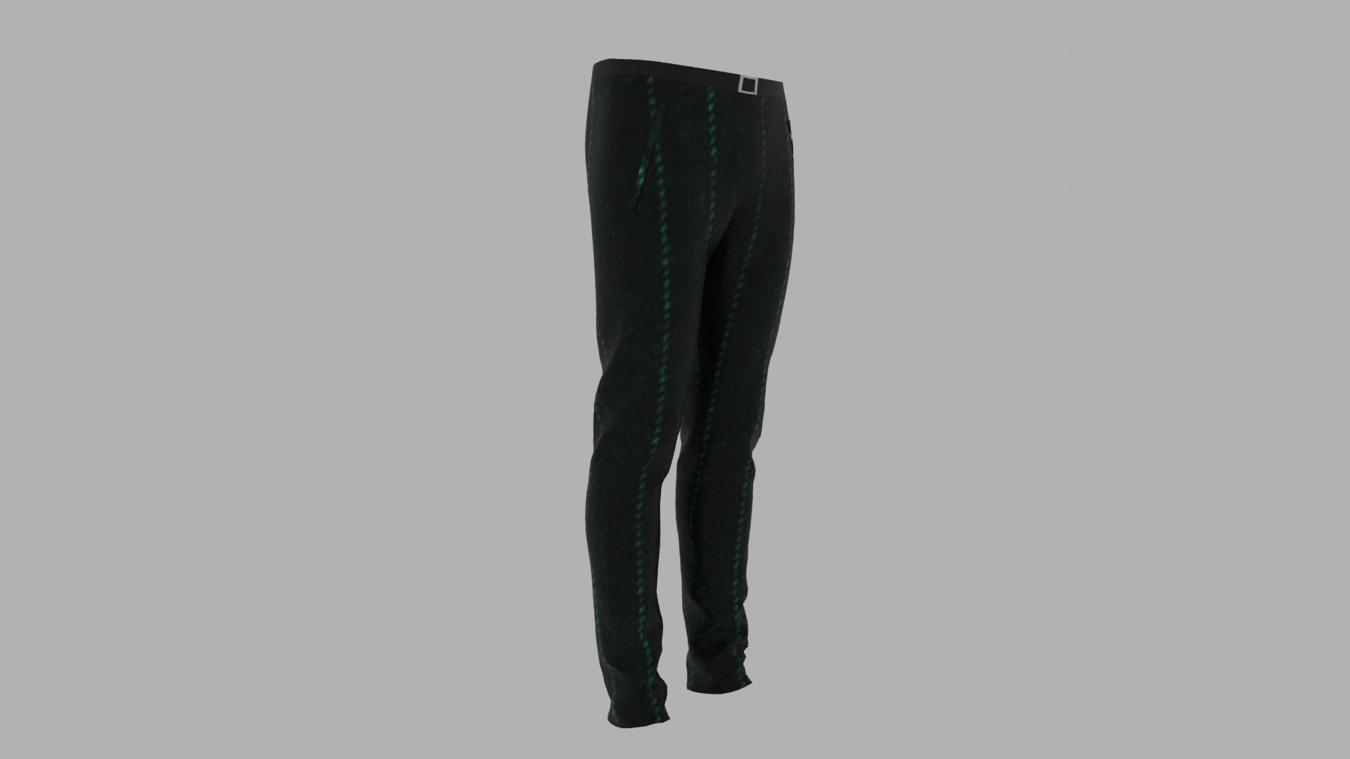 Pants mannequin wearing Low-poly 3D model_3