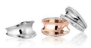 YD238 ring gold with diamonds 3D print model_1