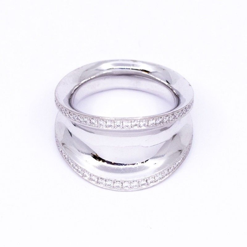 YD238 ring gold with diamonds 3D print model_9