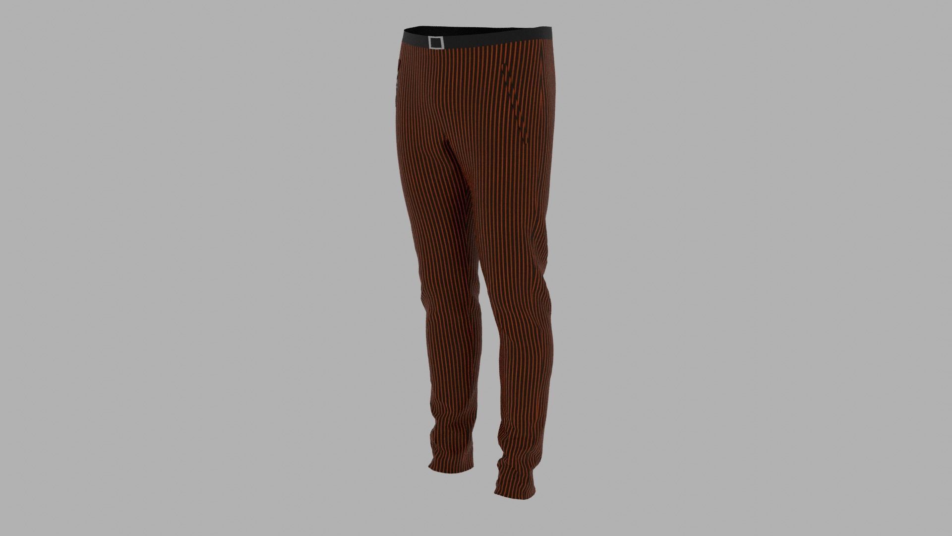 Pants mannequin wearing Low-poly 3D model_2