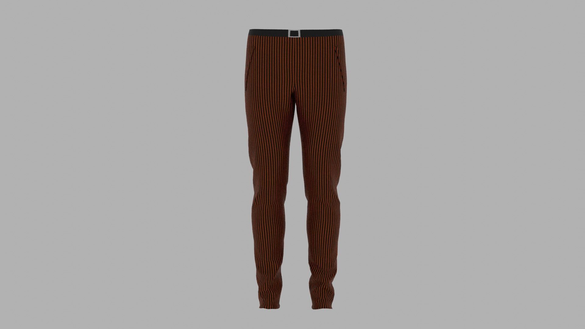 Pants mannequin wearing Low-poly 3D model_1