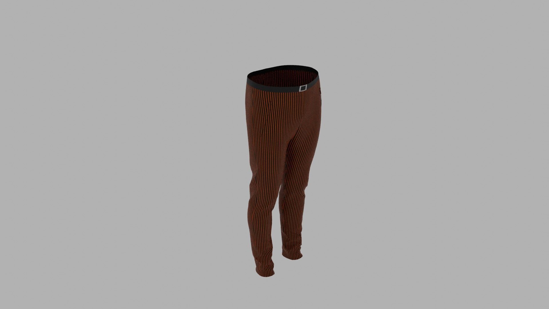 Pants mannequin wearing Low-poly 3D model_6