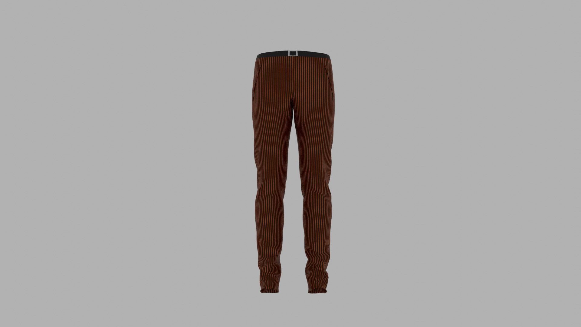 Pants mannequin wearing Low-poly 3D model_7