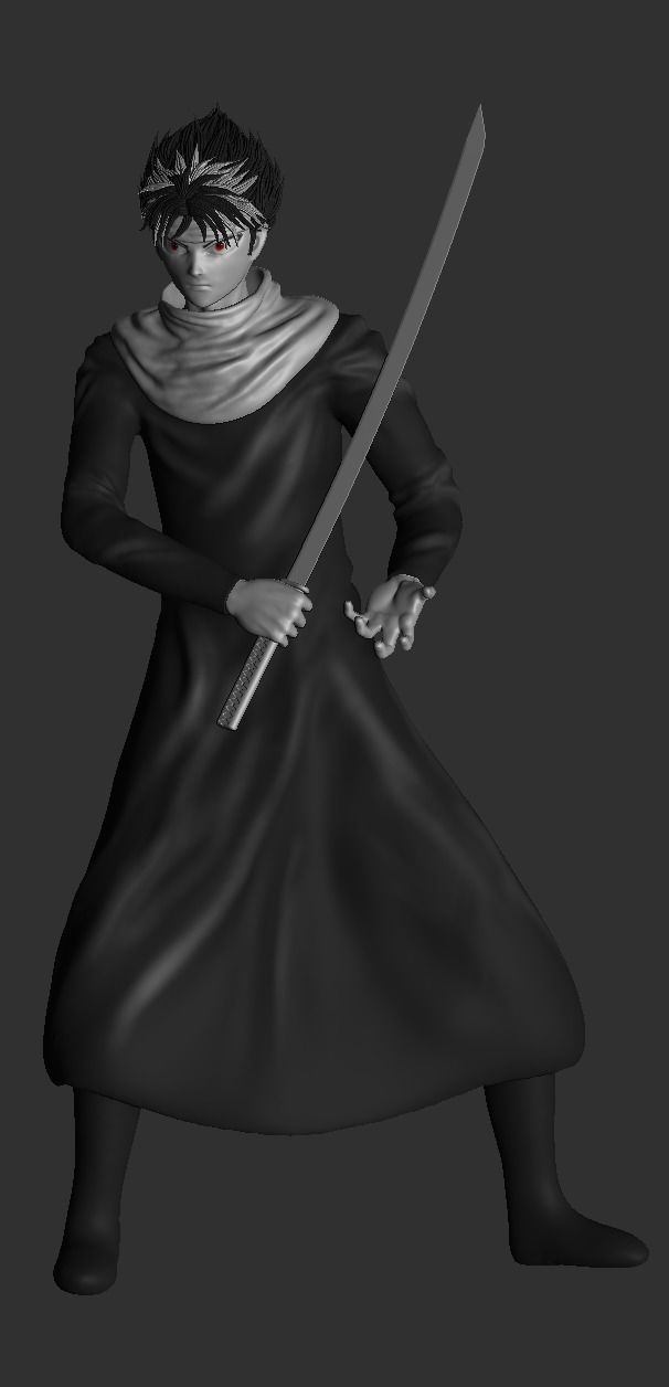 Hiei of the Evil Eye - Vincent 3D print model_1