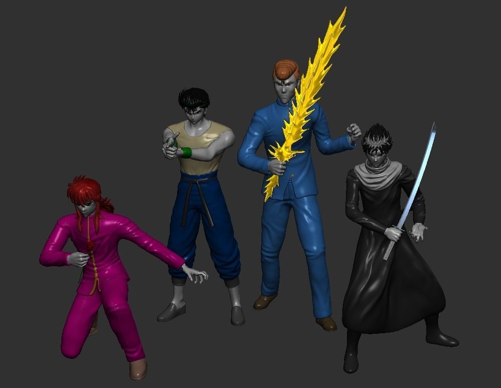 Hiei of the Evil Eye - Vincent 3D print model_7