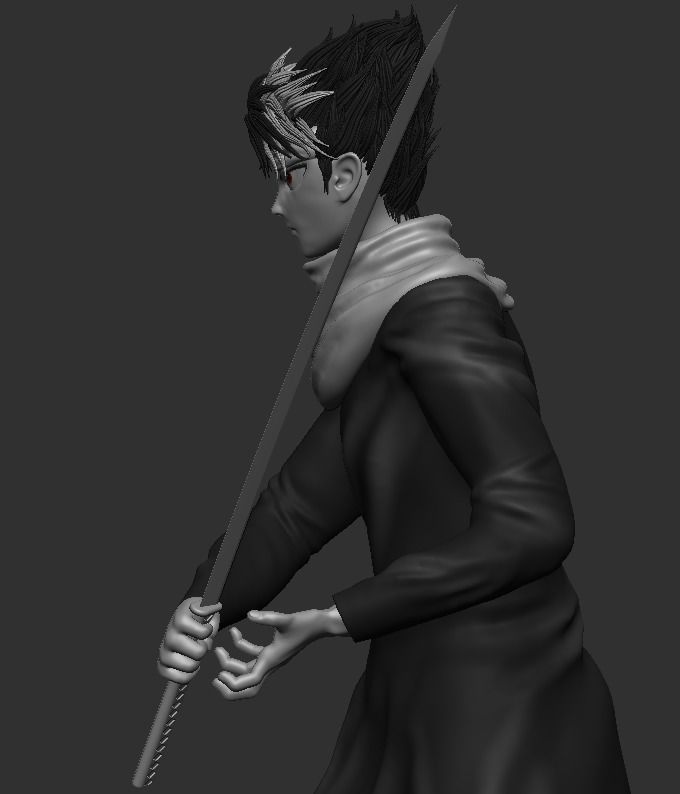 Hiei of the Evil Eye - Vincent 3D print model_3