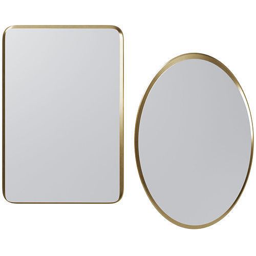 Mirror Jetset Square and Oval by Kare Design 3D model 3