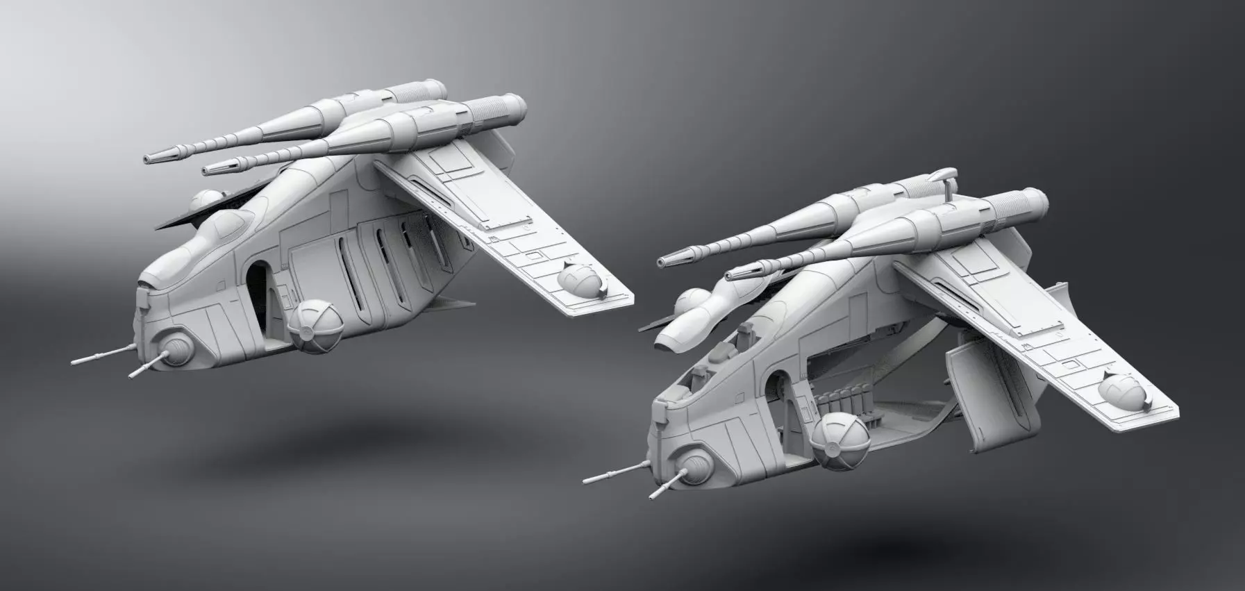 LAAT scale model 3D print model_0