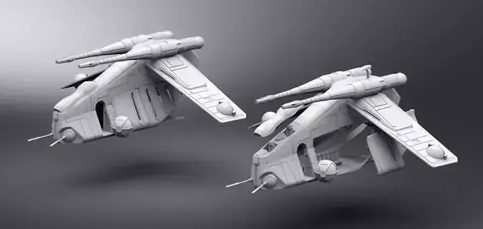 LAAT scale model 3D print model