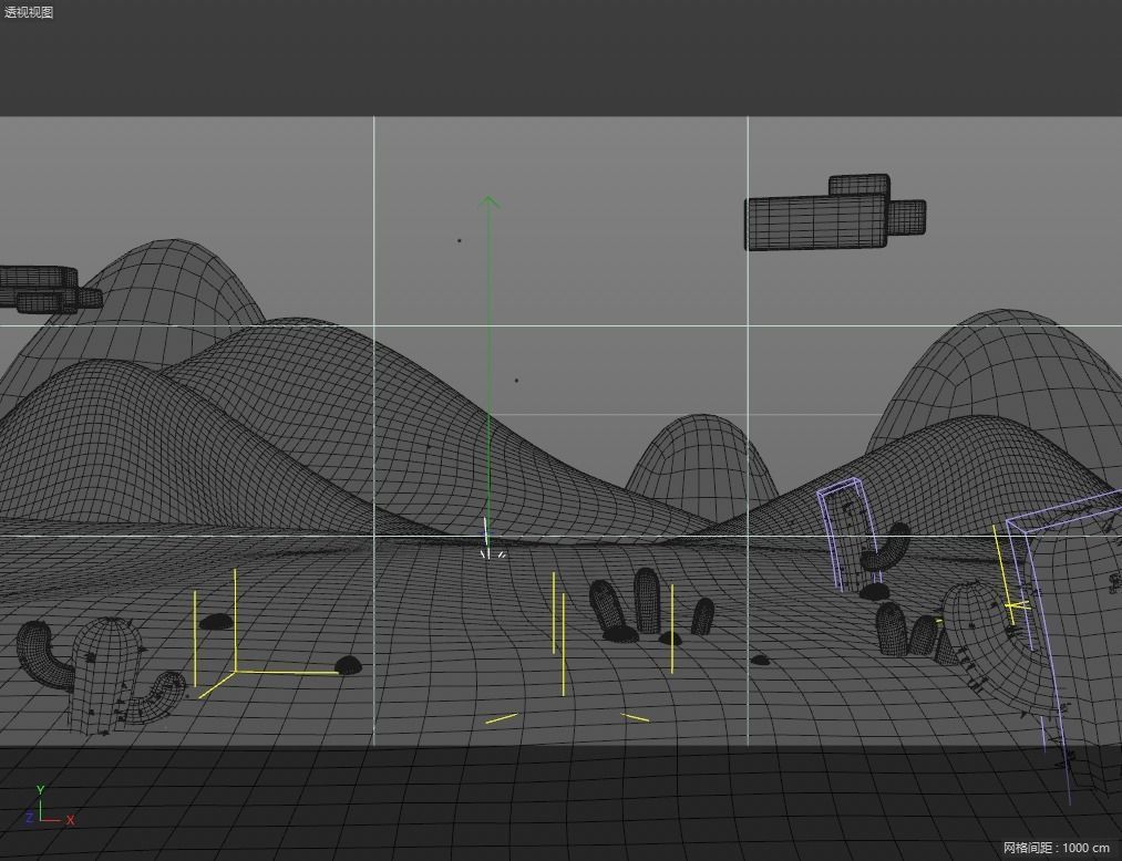 cartoon desert 3D model_3