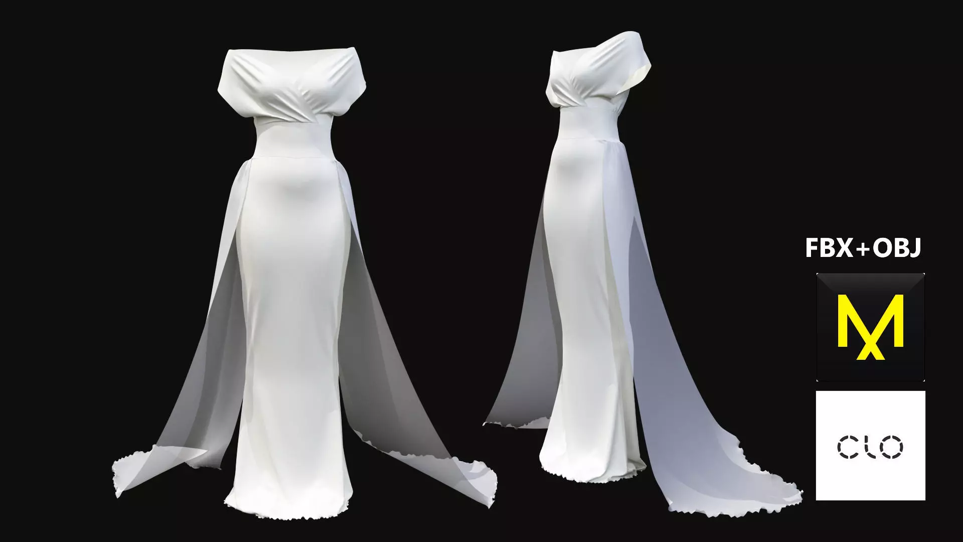 Dress Marvelous Designer 3D model