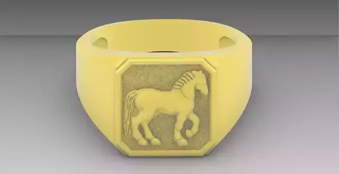 Horse Ring 3D print model