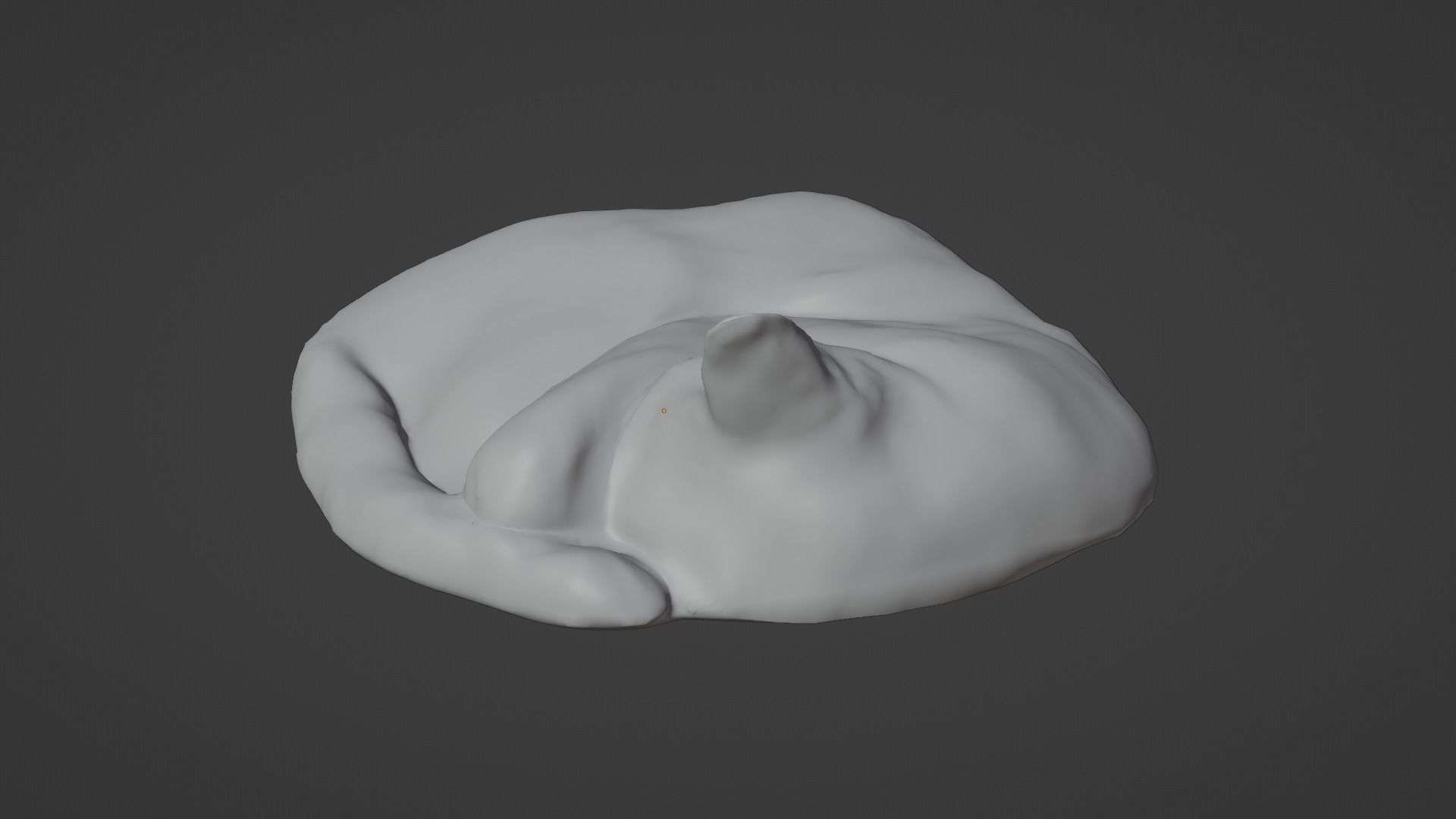 Cat sleeping Low-poly 3D model_11