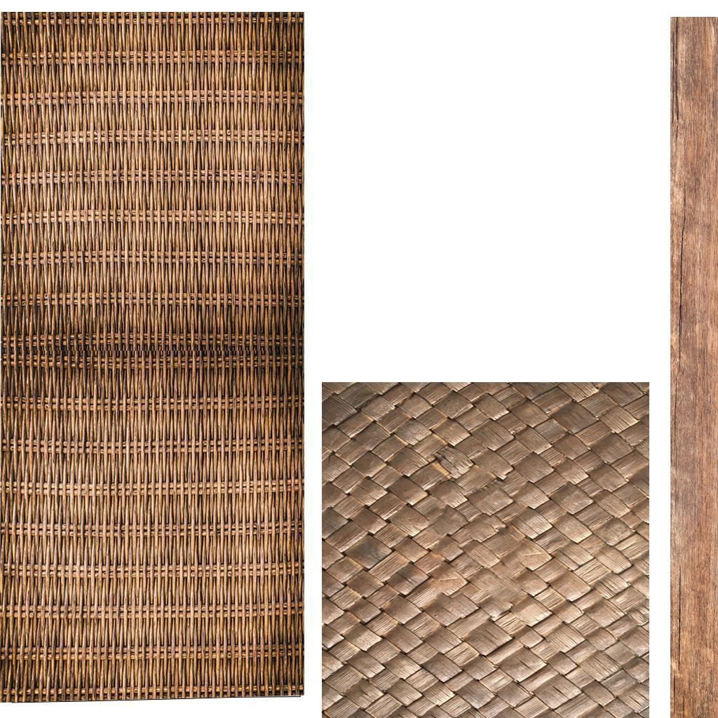  basketry Tools  and wooden tools Low-poly 3D model_19