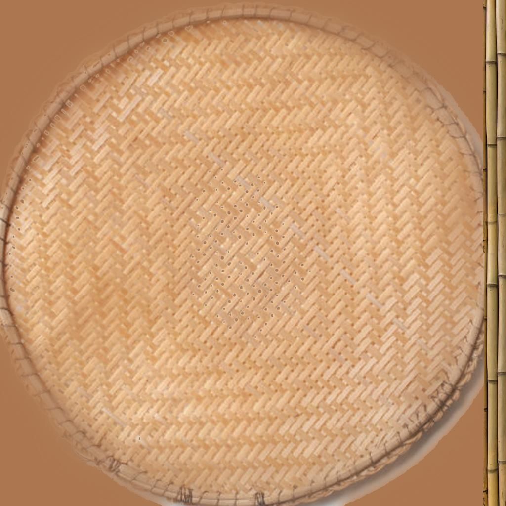  basketry Tools  and wooden tools Low-poly 3D model_20