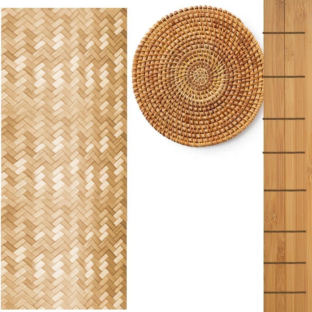  basketry Tools  and wooden tools Low-poly 3D model_14