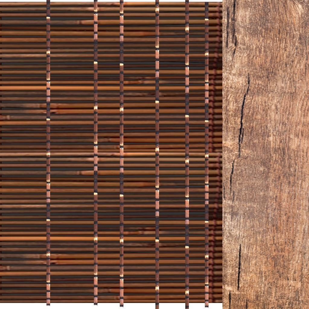  basketry Tools  and wooden tools Low-poly 3D model_23