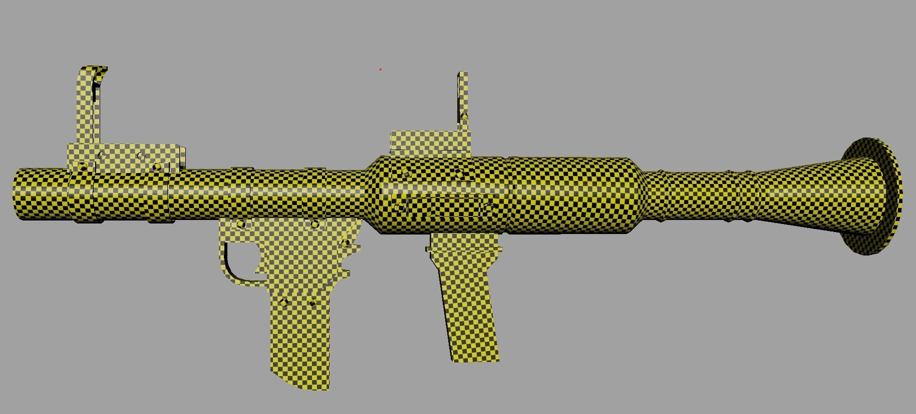 Rocket Launcher Game Ready 1 Low-poly 3D model_8