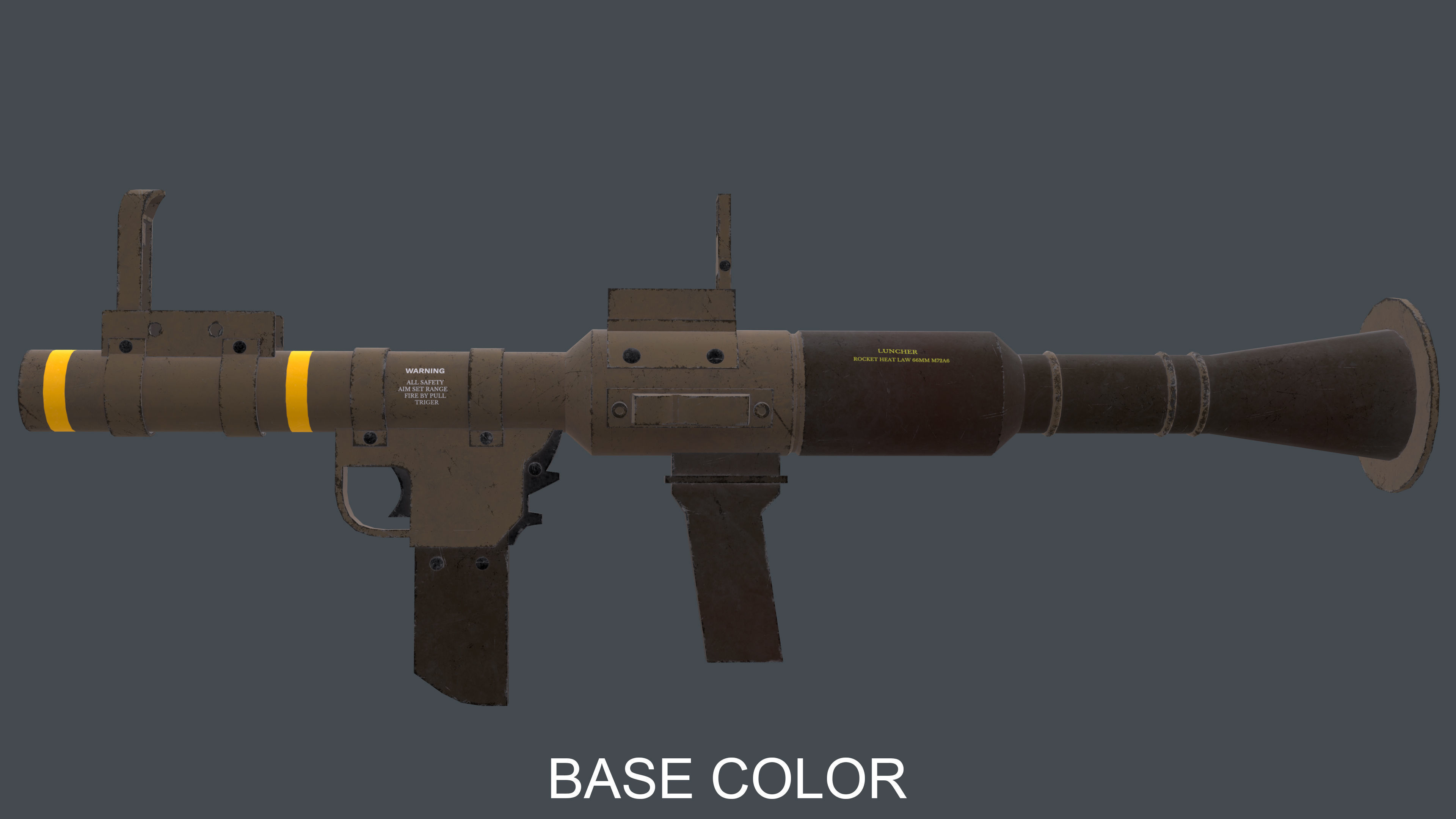 Rocket Launcher Game Ready 1 Low-poly 3D model_13