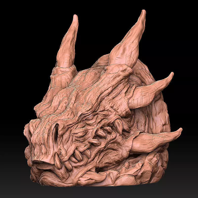 Dragon Head 3D print model_0
