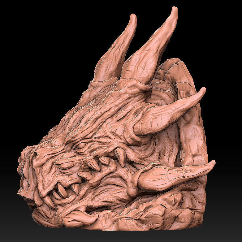 Dragon Head 3D print model_3