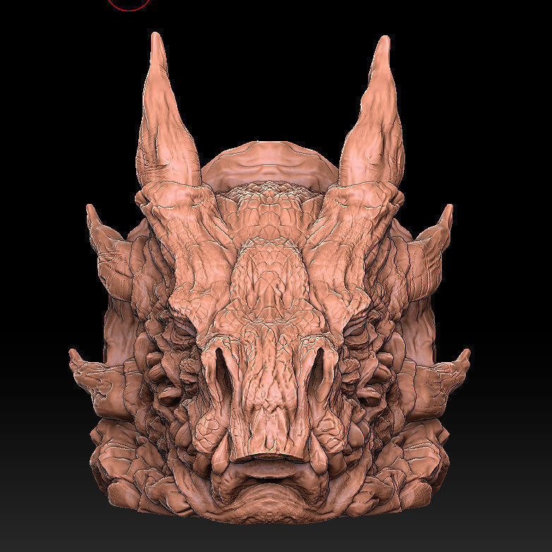 Dragon Head 3D print model_2