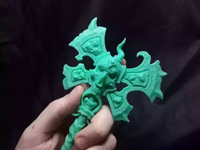 Undead poleaxe 3d print 3D print model