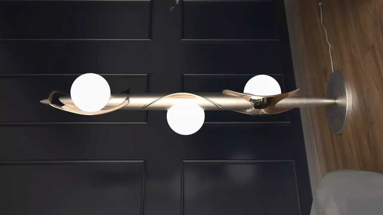 modern lighting 3D model_0